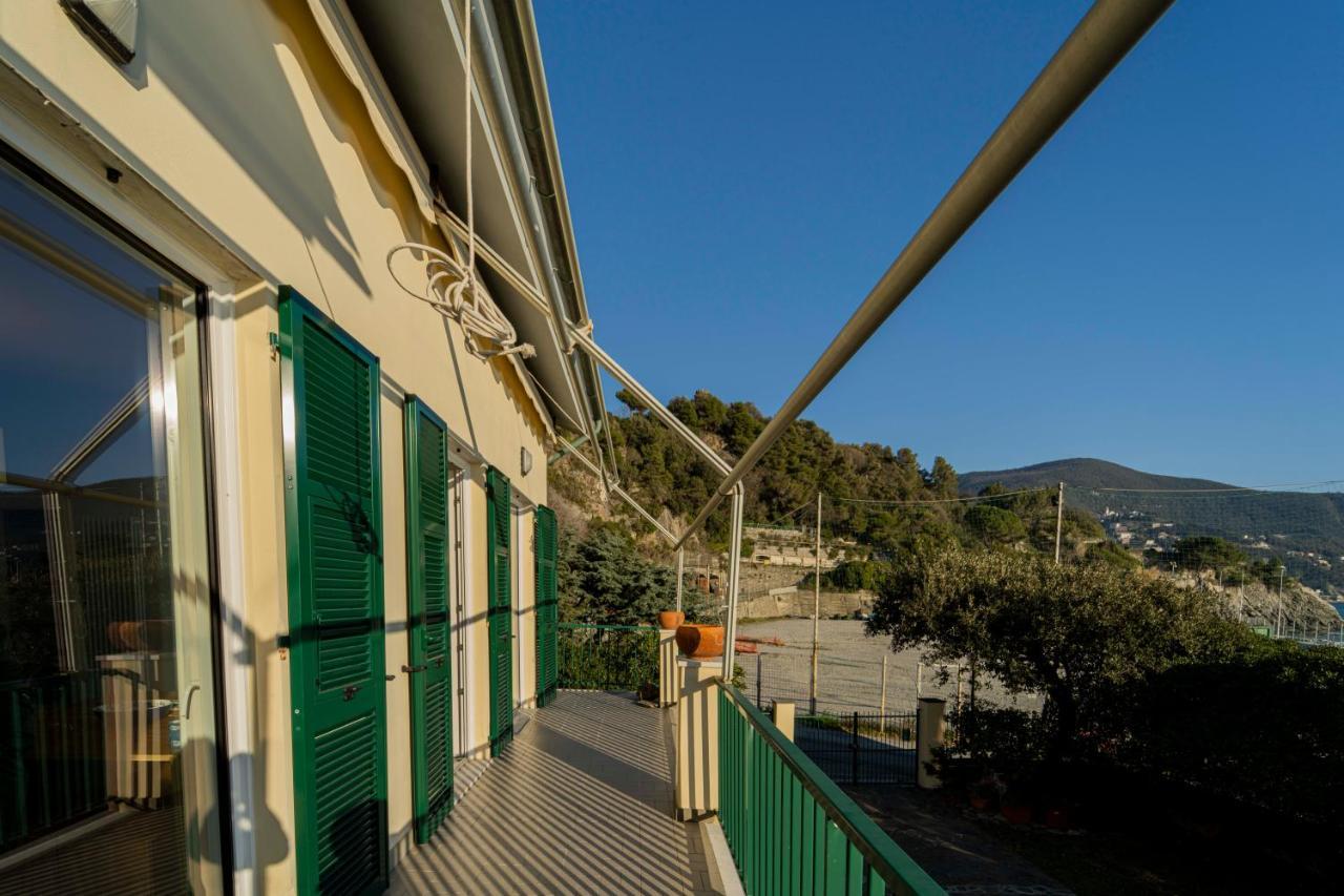 111 - Casa La Secca Vista Mare, 100Metri Dalla Spiaggia E Mare Moneglia Luaran gambar